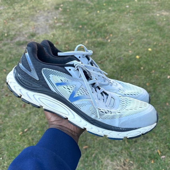 New Balance Men's 840 V4‎ Athletic Running Shoes Size 12.5 Gray Blue - Picture 9 of 13